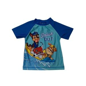 Disney Blue Rashguard Swim Shirt